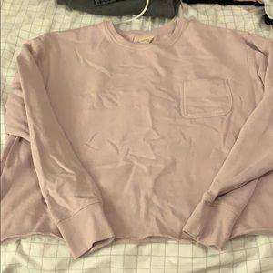 Cropped sweatshirt